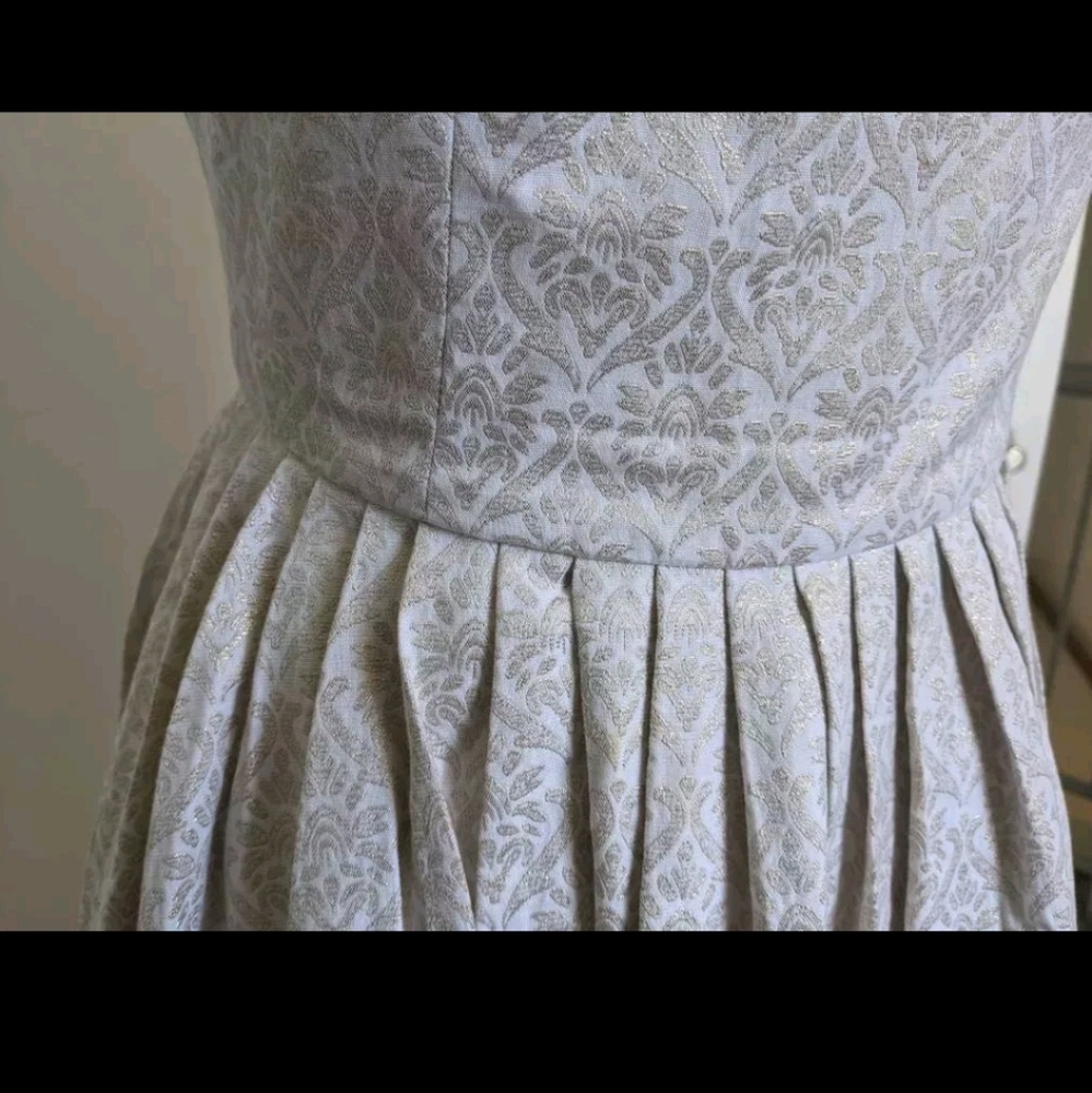 European boutique strapless dress, size 2 - Picture 6 of 6